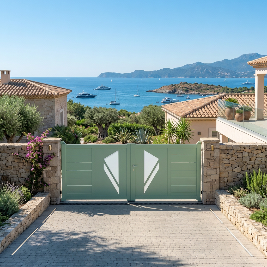 Portail aluminium bord de mer : résistance et durabilité en zone côtière